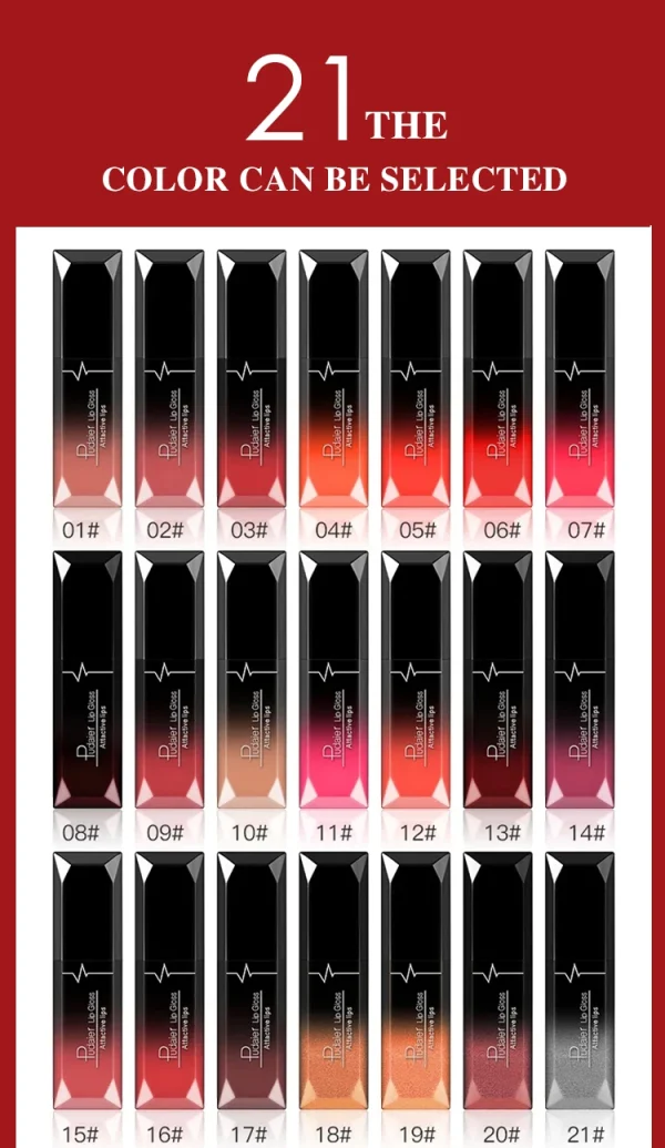 21-Color Lip Gloss Matte Mist Liquid Lipstick Waterproof Long lasting Cosmetics Lip Tint Paste Not-fade Lip Glaze - Image 31