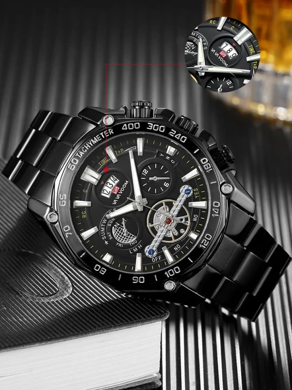 New Arrival Design Men Wrist Watches Gold Silver sports Watches For Male Clock relogio masculino - Image 4