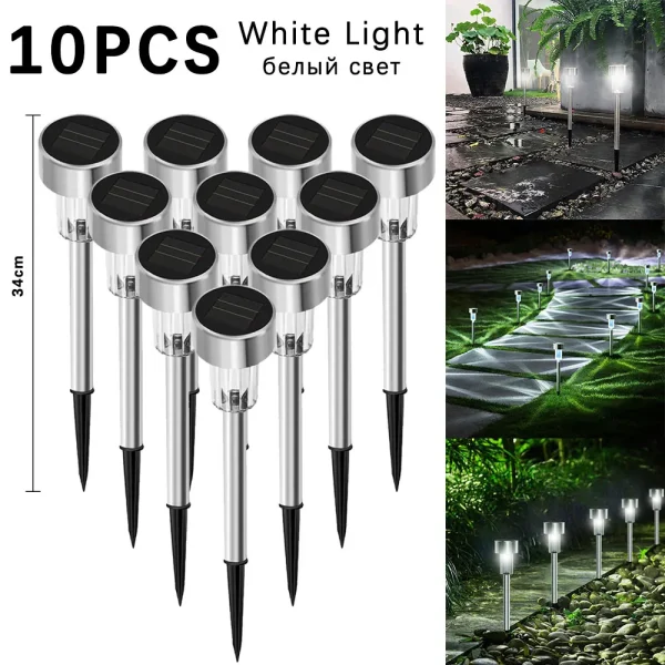 4/6pcs Flickering Flame Lamp Outdoor Solar Torch 12 LED Lights Waterproof Garden Patio RGB Home Christmas Decoration Lantern - Image 11