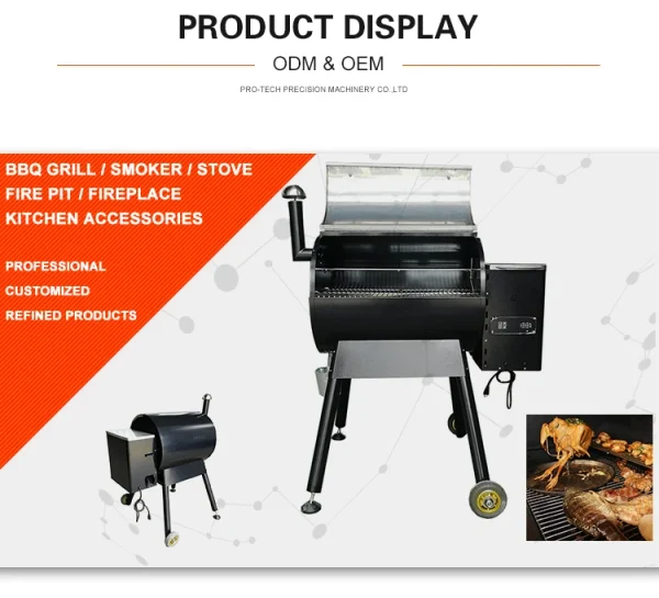 Bbq Fire Pit De Camping Stove Square Charcoal Barbecue Cast Iron Barbeque Wood Fired Pellet Grill Smoker - Image 11