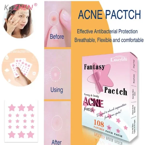 20-144patches /pack Invisible Acne Removal Pimple Patch Beauty Acne Tools Pimple Acne Concealer Face Spot Scar Care Stickers - Image 2