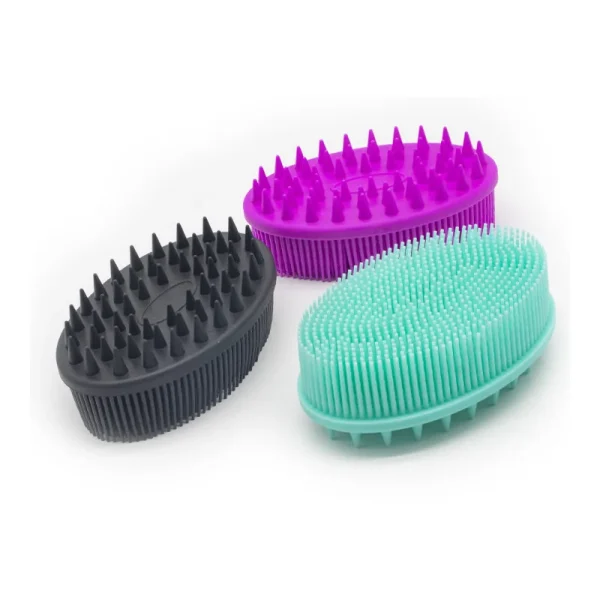 Soft Silicone Brush Wash Bath Shower Exfoliating Skin Fit For Baby Adult Bath Shampoo Head Massage Brush Supplies siliconebrush - Image 20