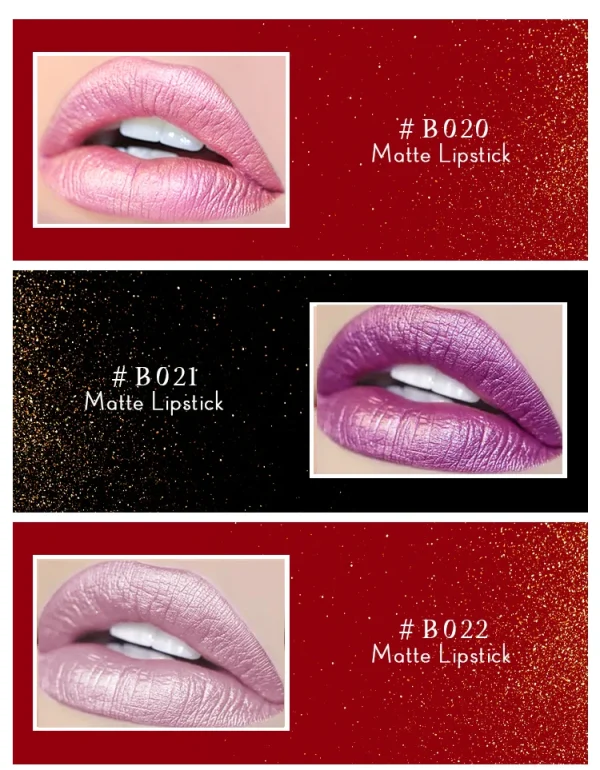 BUILTTY Korean Glitter Pearl Dropshiping Lipstick Matte Nude Color Long Lasting Waterproof Wholesale Price Red Pink Purple - Image 21