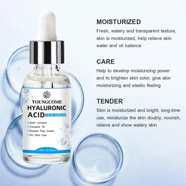 Hyaluronic Acid Facial Essence Deep Moisturizing Facial Skin Essence Korean Skin Care Products - Image 8