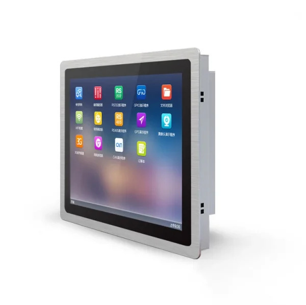 12 inch PCAP touch daylight readable 1000 nits android tablet for electric golf car - Image 6