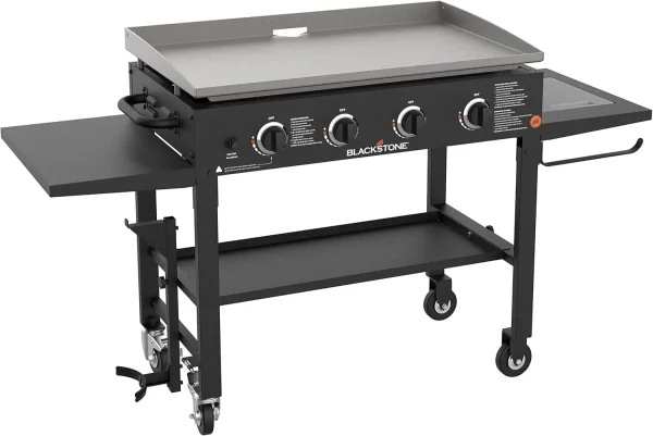 Blackstone 36" Cooking Station 4 Burner Propane Fuelled Restaurant Grade Professional 36 Inch Outdoor Flat Top Gas Griddle with - Image 2