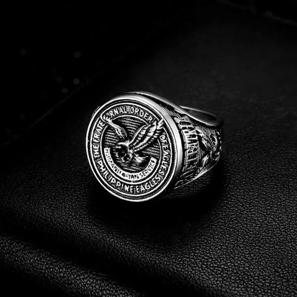 Men 316L Stainless Steel Ring for Men Philippines Eagle Rings Women Waterproof Finger Hip Hop Eagle Ring Jewelry - Image 14