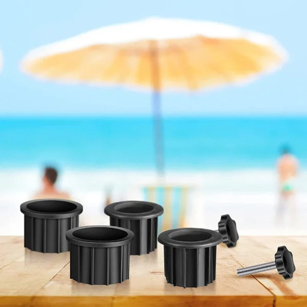 Umbrella Base Stand Hole Ring Plug Cover Cap Patio Parasol Replacement Part Umbrella Stand Cover Cap Screw Knob Beaches Backyard - Image 4