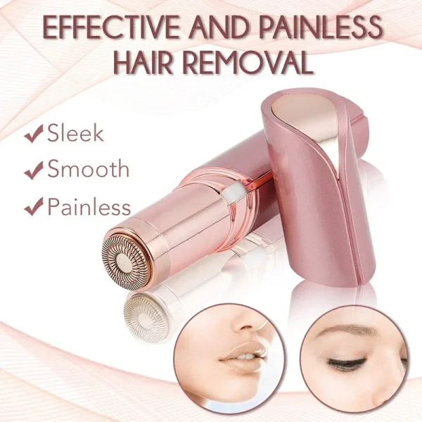 Epilator Face Hair Removal Lipstick Shaver Electric Eyebrow Trimmer Women Hair Remover USB Charging Mini Shaver Epilator - Image 3