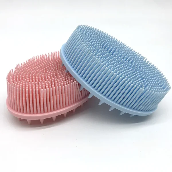 Soft Silicone Brush Wash Bath Shower Exfoliating Skin Fit For Baby Adult Bath Shampoo Head Massage Brush Supplies siliconebrush - Image 21