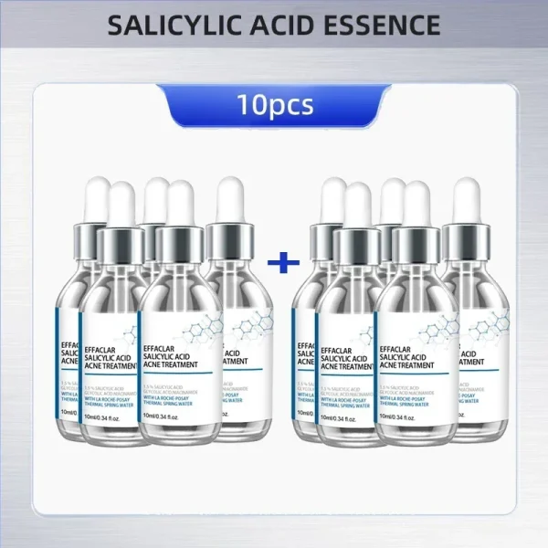 Salicylic Acid  Solution Essence Shrink pores and Acne Spot Removing Shrink Pores Oil-Control Brighten Face Skin Makeup - Image 9