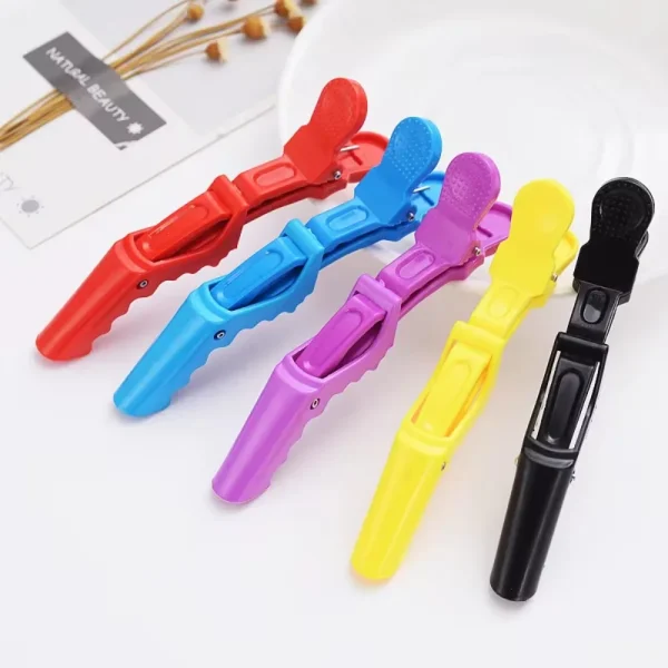 5Pcs/Lot Alligator Hair Clip Hairdressing Clamps Plastic Hair Claw Professional Barber For Salon Styling Hairpins Hair Accessor - Image 6