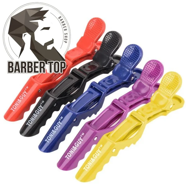 6pcs/lot Plastic Hair Clip Hairdressing Clamps Claw Section Alligator Clips Barber Salon Styling Hairpin Hair Accessories