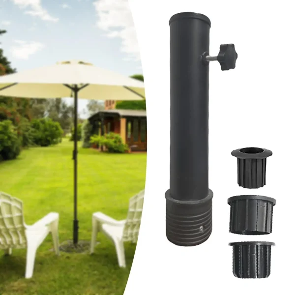 Deck Umbrella Base Stand Parasol Base Bracket Patio Umbrella Bracket Sun Umbrella Holder for Summer Beach Backyard Courtyard - Image 4