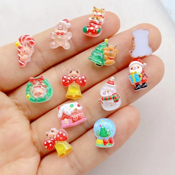 50Pcs Mixed Nail Art Resin Cartoon Mini Halloween Series Charms Rhinestones DIY Craft For Nail 3D Decorations Jewelry - Image 3