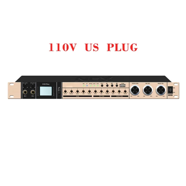 FX9 Pre-Effect Digital Preamp Effect Sound Mixer professional Audio Processor For Karaoke KTV - Image 8