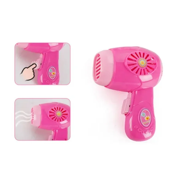 Children Kid Boy Girl Mini Kitchen Electrical Appliance Hair Dryer Toy Set Early - Image 3