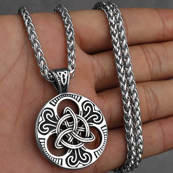 Stainless Steel Vintage Viking Mixed Gold Color Odin Rune Necklace Men Celtic Knot Amulet Pendant Nordic Jewelry as Men’s Gifts - Image 15