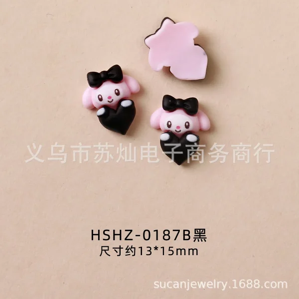 10/20Pcs Kawaii Sanrio Hello Kitty Nail Tips Charms Ornament Acrylic Diy Cartoon Phone Case Nail Accessory Cute Gift for Girl - Image 20