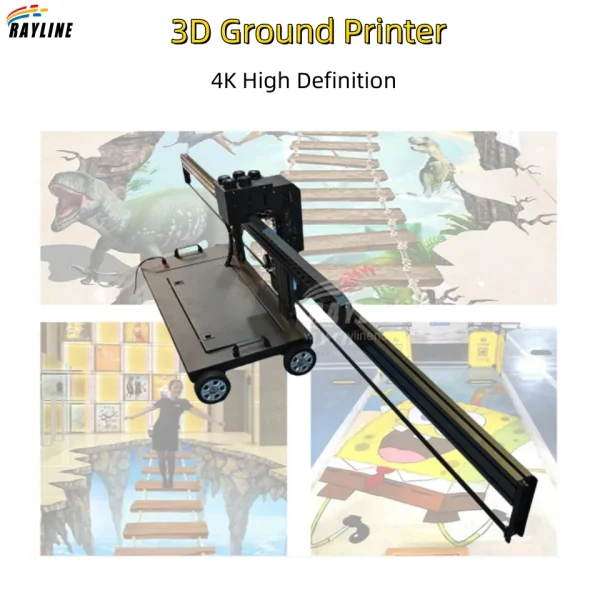 3D Ground Printer 4K High Definition Vertical Wall Printer UV Floor Printer Parking Lot Parking Space Printing Factory price - Image 2