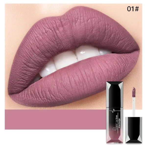 21-Color Lip Gloss Matte Mist Liquid Lipstick Waterproof Long lasting Cosmetics Lip Tint Paste Not-fade Lip Glaze - Image 17