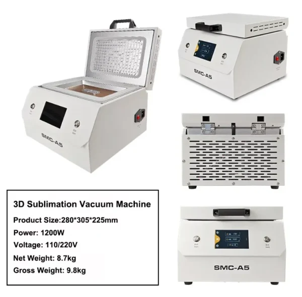 Mini Portable 3D Sublimation Case Printing Machine for iPhone 15 14 pro max XR DIY Thermal Heating Transfer Press Vacuum Machine - Image 7