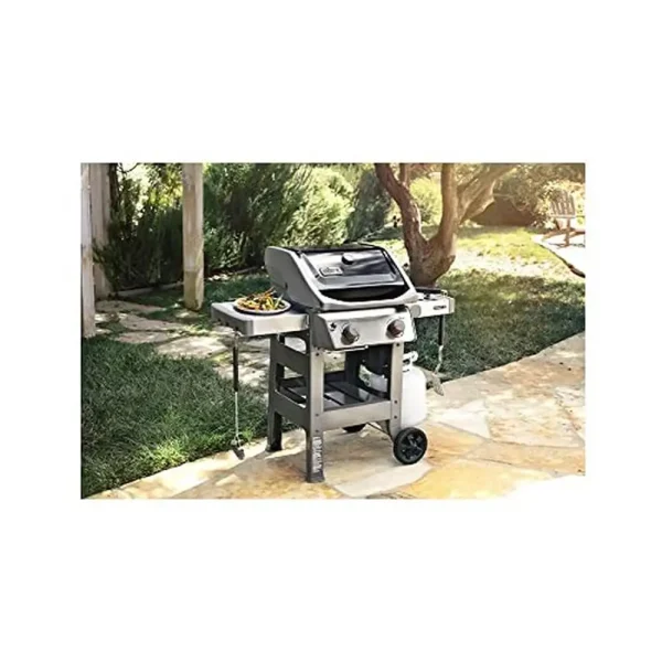 2-Burner Black Liquid Propane Grill with Porcelain-Enameled Cooking Grates  Spirit II E-210 Kitchen Barbecue Outdoor Cooker - Image 21