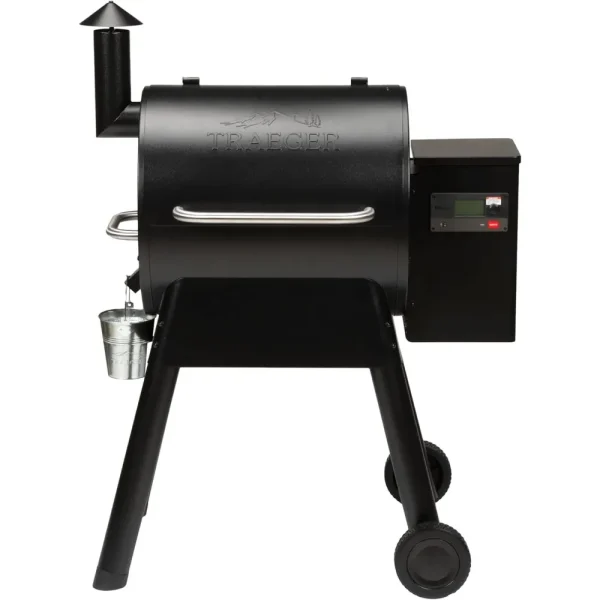 Grills Pro 575 Electric Wood Pellet Grill and Smoker with WiFi and App Connectivity, Black