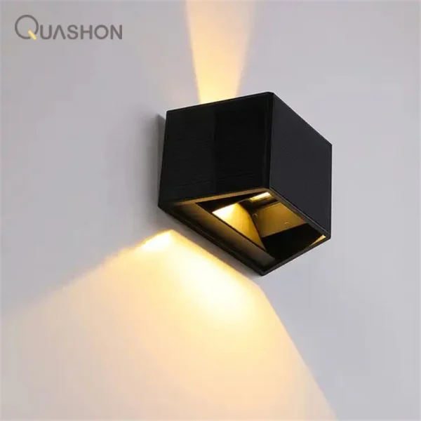 Outdoor LED Solar Wall Light ABS Garden IP54 Waterproof Decoration Wall Light Solar Panel Up and Down Wall Lamp Street Lamps - Image 4