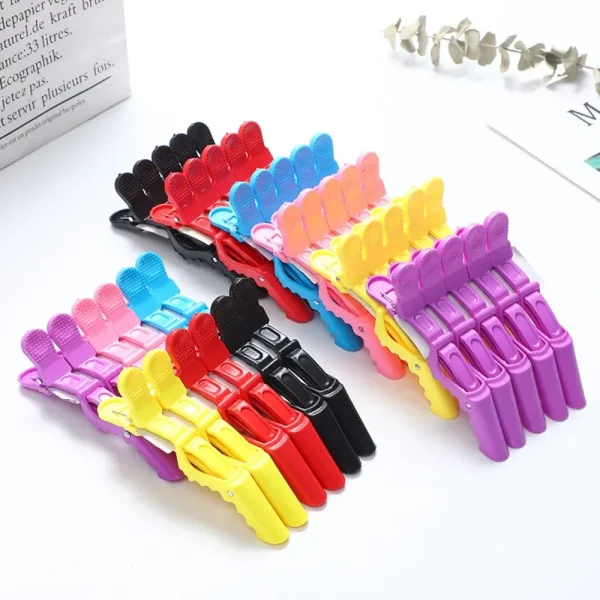 5Pcs/Lot Alligator Hair Clip Hairdressing Clamps Plastic Hair Claw Professional Barber For Salon Styling Hairpins Hair Accessor - Image 16