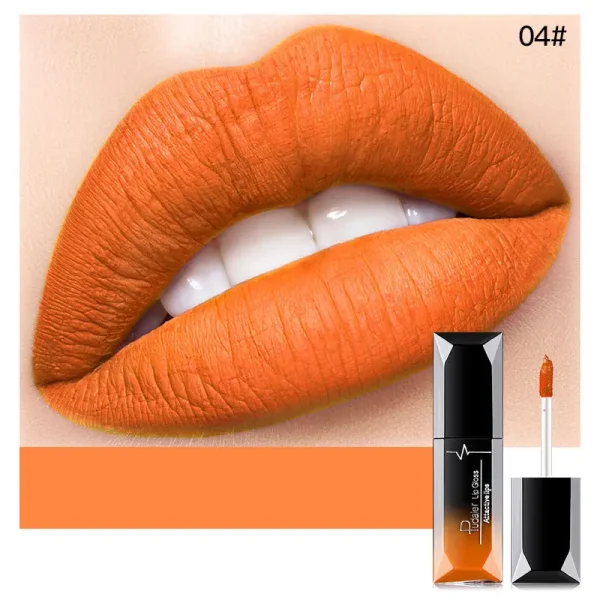 21-Color Lip Gloss Matte Mist Liquid Lipstick Waterproof Long lasting Cosmetics Lip Tint Paste Not-fade Lip Glaze - Image 20