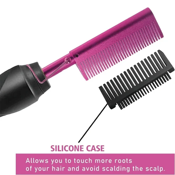 GOIPLE Electric Hot Comb Fast Heating Straightener Curling Iron Curler Brush Styling Tools for Hair Care Lace Wig Styling Set - Image 5