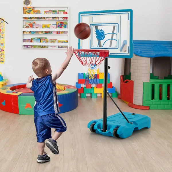 Pool Basketball Hoop 3.8-4.4 FT Adjustable Poolside BasketballGoal System - Image 5