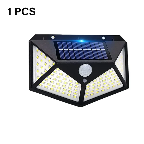 100 LED Solar Lights Waterproof Outdoor Lamp human body Sensor Lamp Outdoor Solar Wireless Lamp For Garden Decoration - Image 7