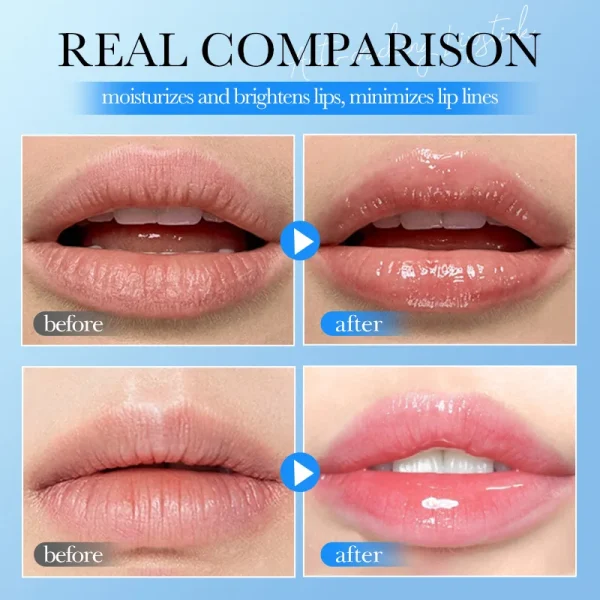 Hyaluronic Acid Moisturizing Lip Balm Fast Lightening Pink Lip Polished Augmentation Brighten Lip Care Moisturizer Female Makeup - Image 2