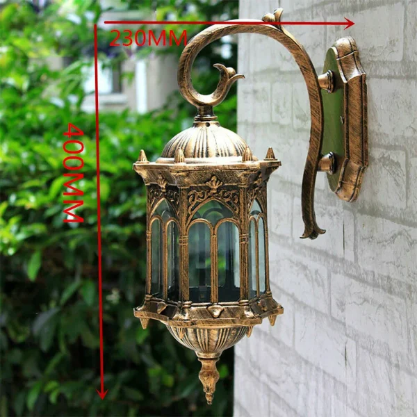 Vintage Wall Lamp Backyard Bar Garden Art Decor Wall Light Chic Home Decoration Accessories - Image 2
