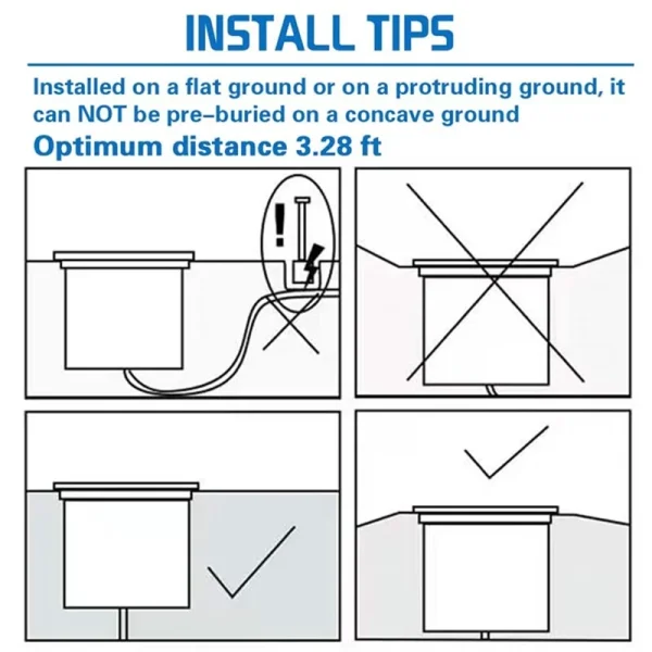 Outdoor In-ground Light LED Underground Lamp 10W IP65 Waterproof Garden Path Step Deck Landscape Lighting Spotlight Warm White - Image 6