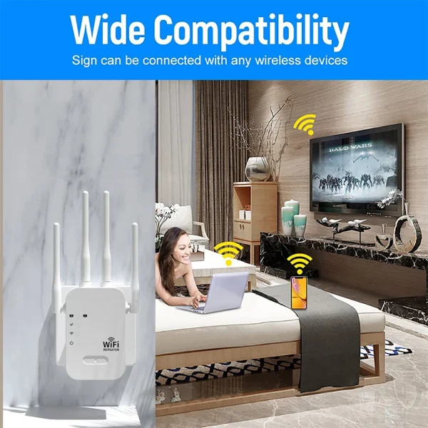 1200Mbps Wireless WiFi Repeater Booster 2.4G/5GHz Wi-Fi Signal Amplifier Extender Router Network Card Computer Accessories - Image 16