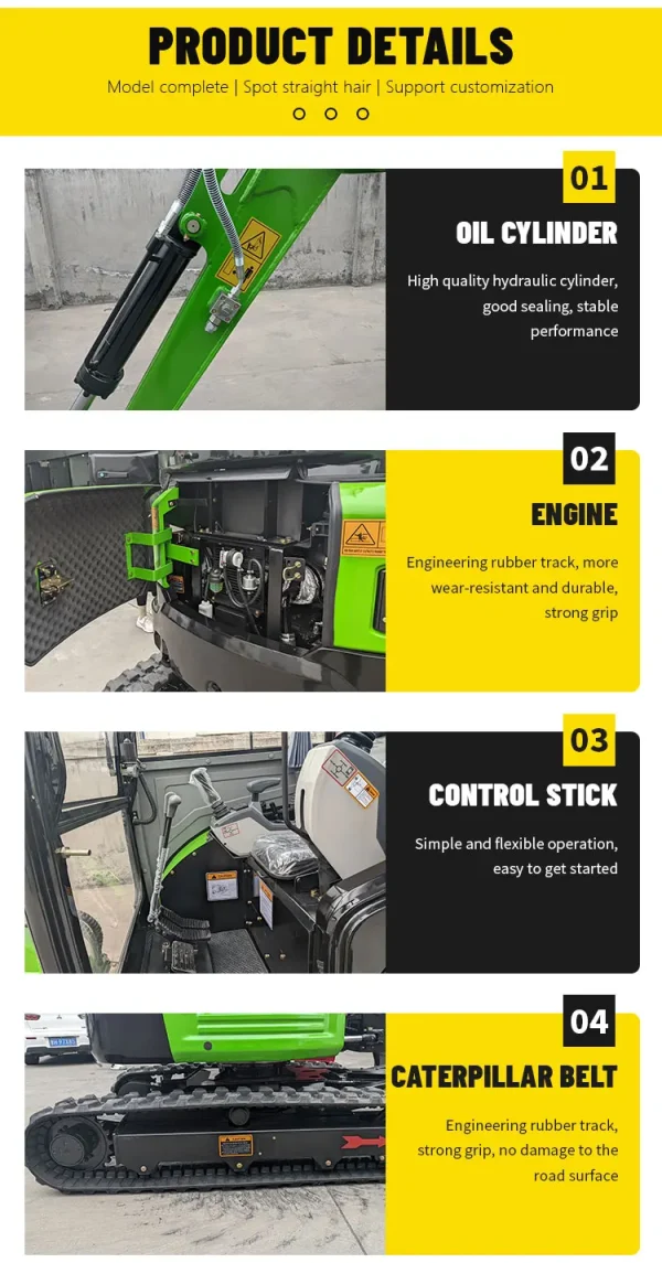 New Mini Excavator with Euro V Engine Customized Product Made in China for Sale - Image 11