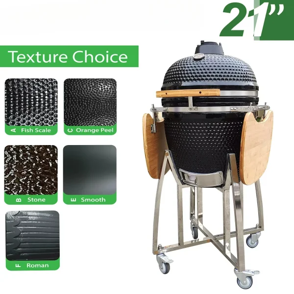 Ceramic Kamado Joe 13" To 29 Inch Charcoal Smoker Bbq Grill Komodo Barbecue Outdoor - Image 3