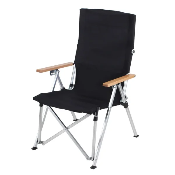 4 Position Adjustable Backrest Outdoor Relax Reclining Aluminum Portable Folding Beach Camping Chair - Image 7