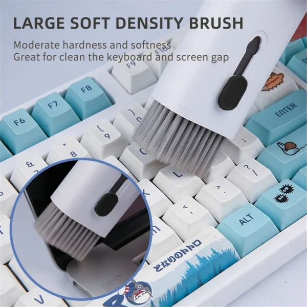 7 in 1 Cleaning Kit Computer Keyboard Cleaner Brush Earphones Cleaning Pen For Headset IPad Phone Cleaning Tools Keycap Puller ﻿ - Image 21