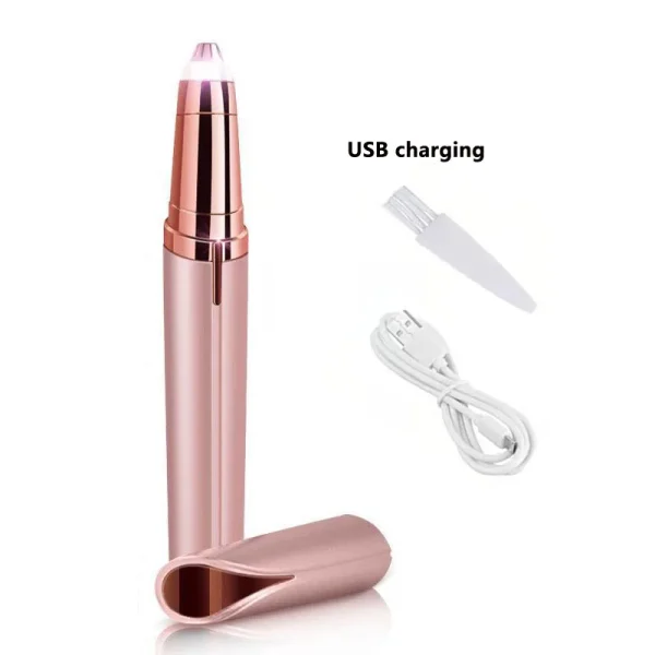 Electric Eyebrow Trimmer Painless Eye Brow Epilator For Women Makeup Mini Razors Portable Facial Hair Removal Shaver - Image 17