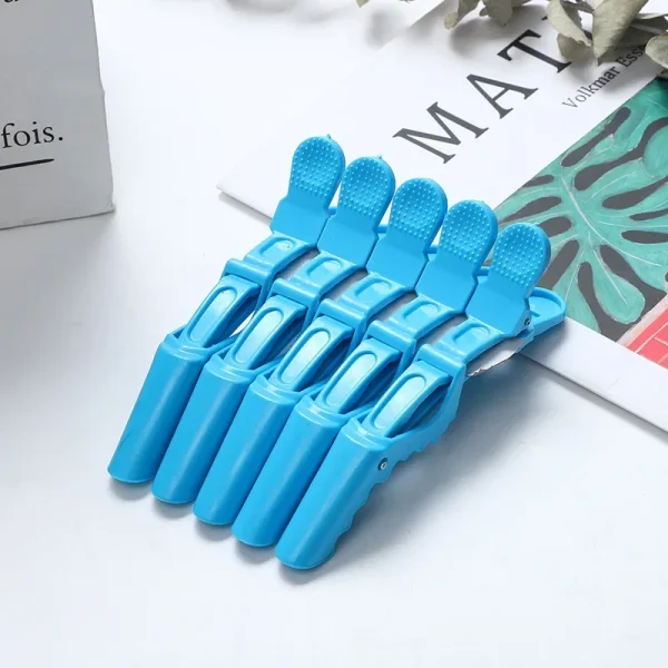 5Pcs/Lot Alligator Hair Clip Hairdressing Clamps Plastic Hair Claw Professional Barber For Salon Styling Hairpins Hair Accessor - Image 11