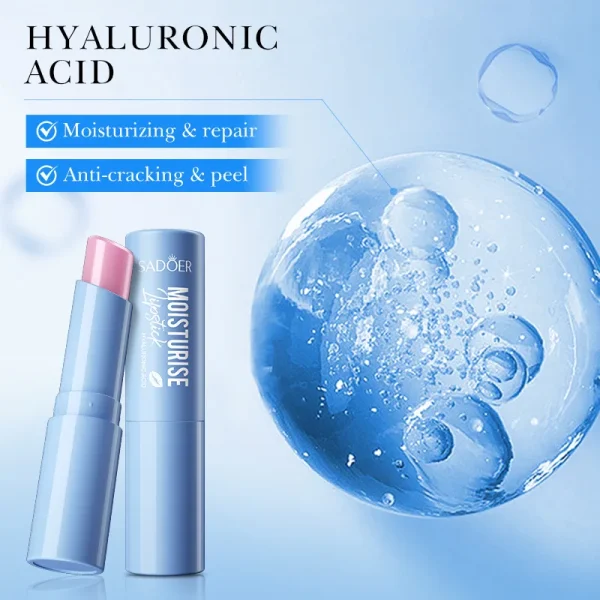 Hyaluronic Acid Moisturizing Lip Balm Fast Lightening Pink Lip Polished Augmentation Brighten Lip Care Moisturizer Female Makeup - Image 4