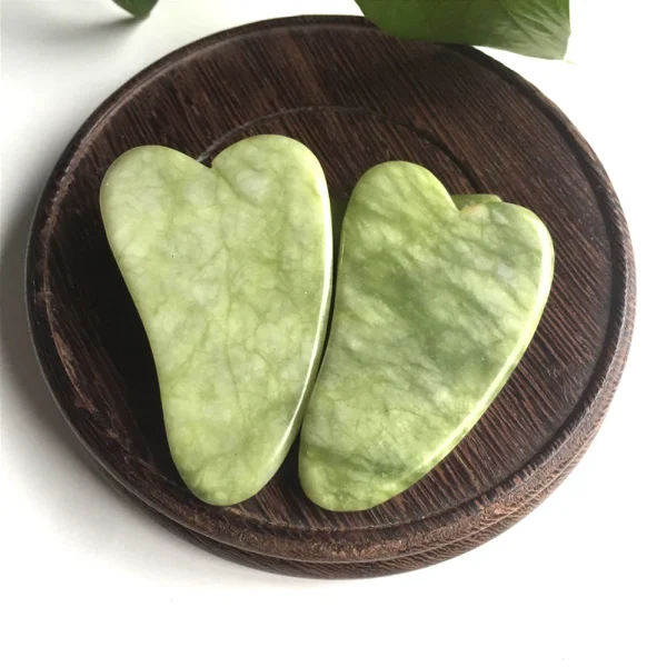 1PC Natural Jade Stone Gua Sha Board Massage Guasha Scraper Plate Face Beauty Health Massager Tools For Face Neck Back Skincare - Image 15