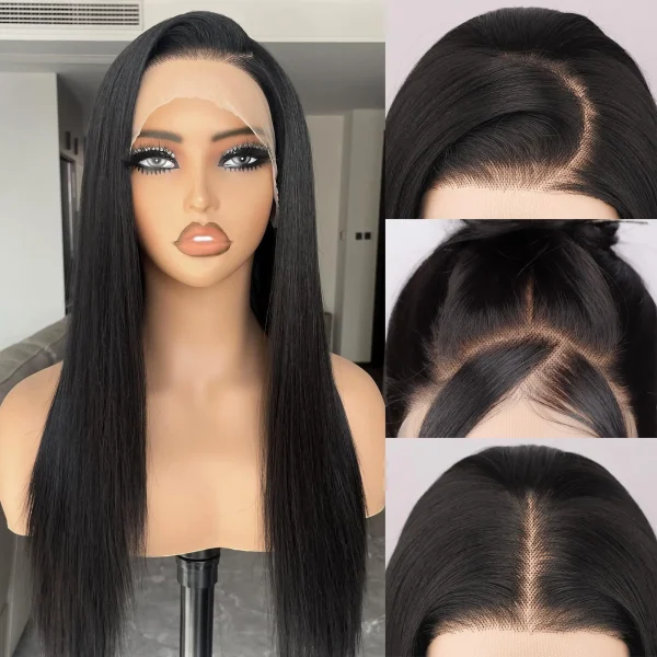 13x6 hd lace frontal human hair wig for women choice 30 40 Inch lace front Bone straight transparent preplucked wigs on sale - Image 11