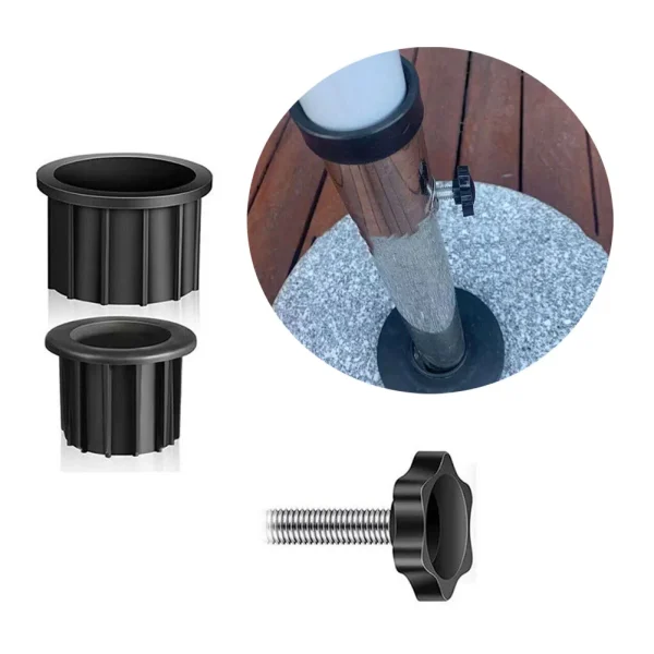 Umbrella Base Stand Hole Ring Plug Cover Cap Patio Parasol Replacement Part Umbrella Stand Cover Cap Screw Knob Beaches Backyard - Image 8