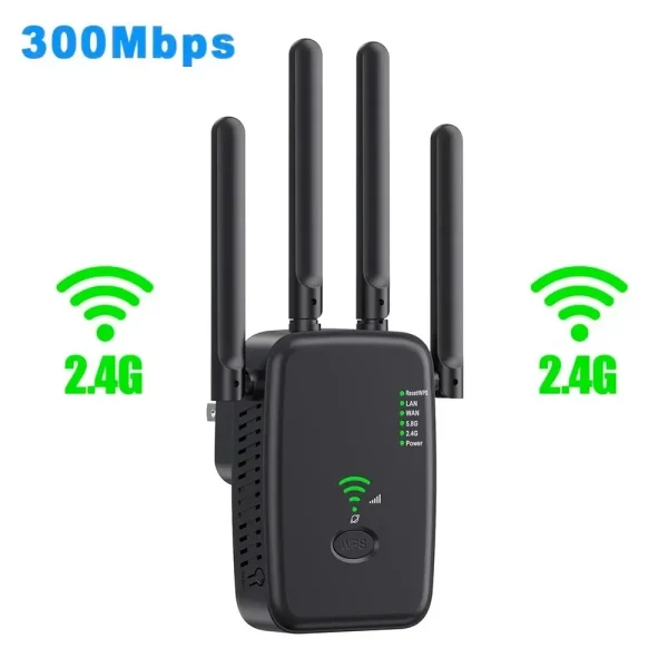 1200Mbps Wireless WiFi Repeater Booster 2.4G/5GHz Wi-Fi Signal Amplifier Extender Router Network Card Computer Accessories - Image 8