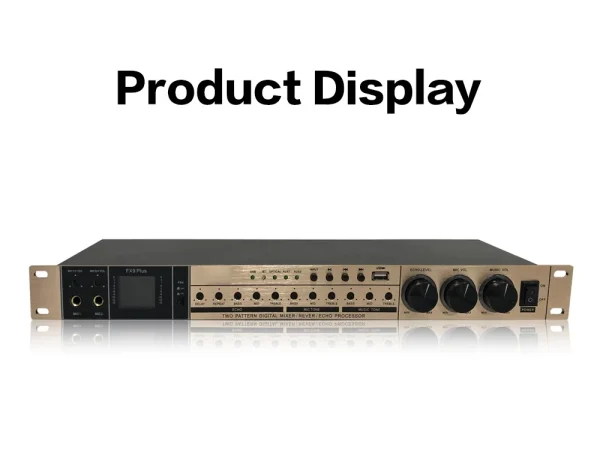 FX9 Pre-Effect Digital Preamp Effect Sound Mixer professional Audio Processor For Karaoke KTV - Image 11